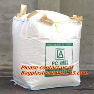 Buy cheap 100% PP Woven FIBC Jumbo Bags for Sand, fibc bulk bag with four loop bags, big jumbo bag, Cheap china fibc big bags product