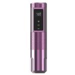 Wireless Pmu Pen Machine 10V 12000 RPM Purple Color For Makeup Body Tattoo