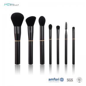 Buy cheap Makeup Brush With Rose Gold Ring Aluminium Ferrule Synthetic Hair Beauty Tools product