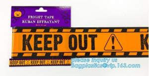 Buy cheap Caution tape halloween underground cable warning tape,Haunted Halloween Decorations Caution Warning Tape - Trick Or Trea product