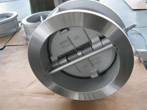 Buy cheap Flanged Dual Plate Wafer Check Valve , Full Port Wafer Lug Type Check Valve product