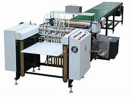 Buy cheap Adjustable Carton Gluing Machine Good Rigidity AC380V Voltage High Security product