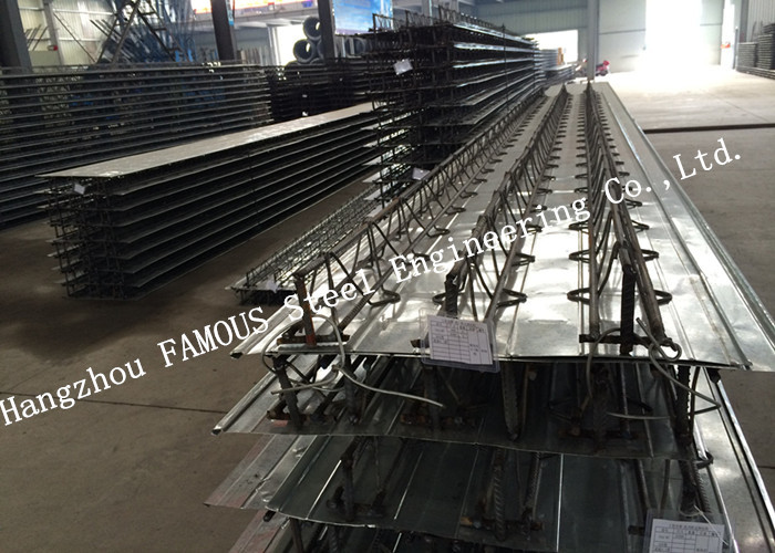 Buy cheap Custom Reinforced Truss Composite Floor Decking For Concrete Slab Fabrication product
