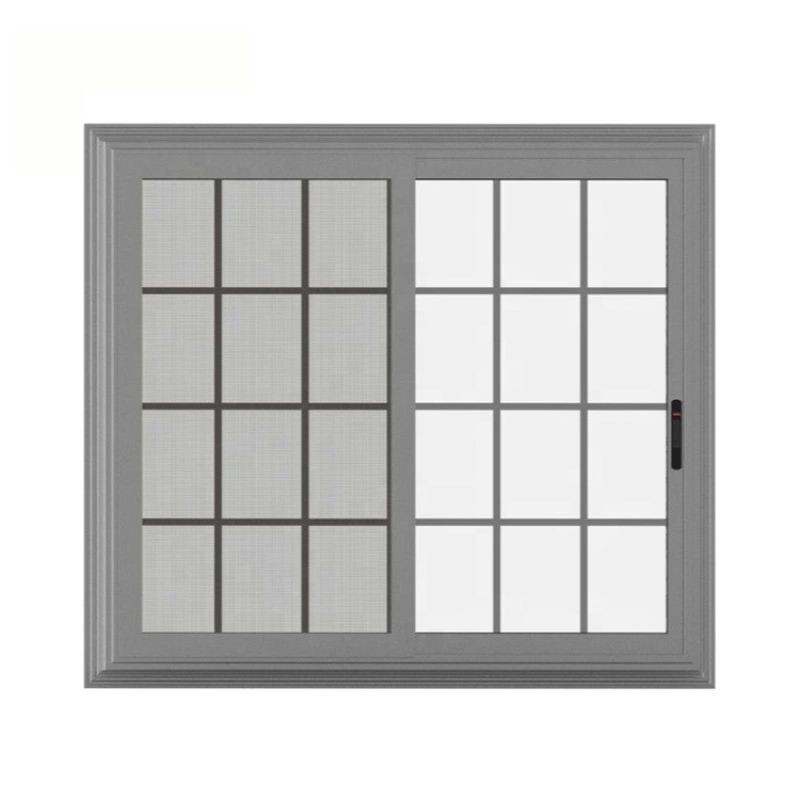 Buy cheap 2.0mm Aluminium Sliding Windows Double Tempered Tinted Glass Balcony With Inside Grill product