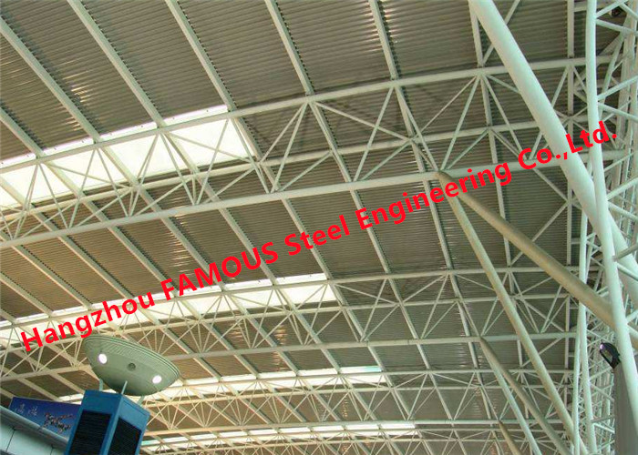 Buy cheap ETFE PTFE Coated Stadium Membrane Structural Steel Fabric Roof Truss Canopy America Europe Standard product