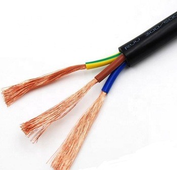 Buy cheap RVV Multi-Core cable wire 2 3 4 Cores Copper Flexible Electric Wire PVC insulated power Construction Building cabling product