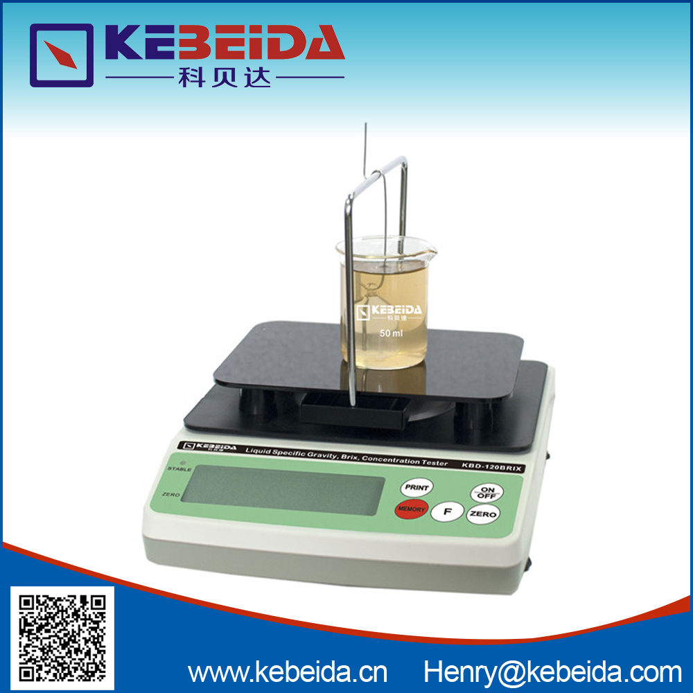 China KBD-120BRIX Liquid Specific Gravity, Brix, Concentration Tester on sale