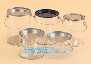 Buy cheap aluminum tin aluminum container jar with clear window top aluminum cans with screw lid for cosmetic/food bagplastics pac product