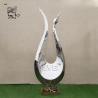 Buy cheap Stainless Steel Swan Sculptures U-Shaped Water Features Abstract Metal Animal from wholesalers