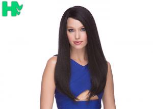 China Lace Front Synthetic Wigs Heat Resistant Natural Hair Line Kinky Straight on sale
