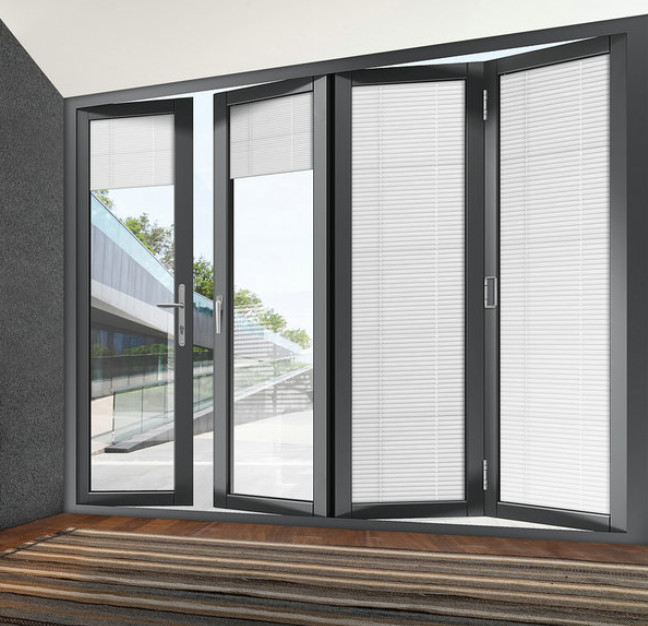 Buy cheap High And Low Waterproof Track Folding Door Thermal Break product