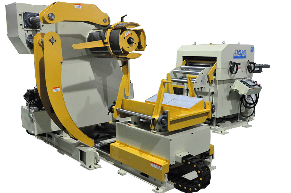 Buy cheap Fully Automatic Coiling Handling Process Roll Feeder Straightener Decoiler Line product