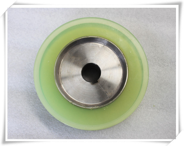 Buy cheap Bisque Polyurethane Wheels Coating with Iron Core , Oil Resistant product