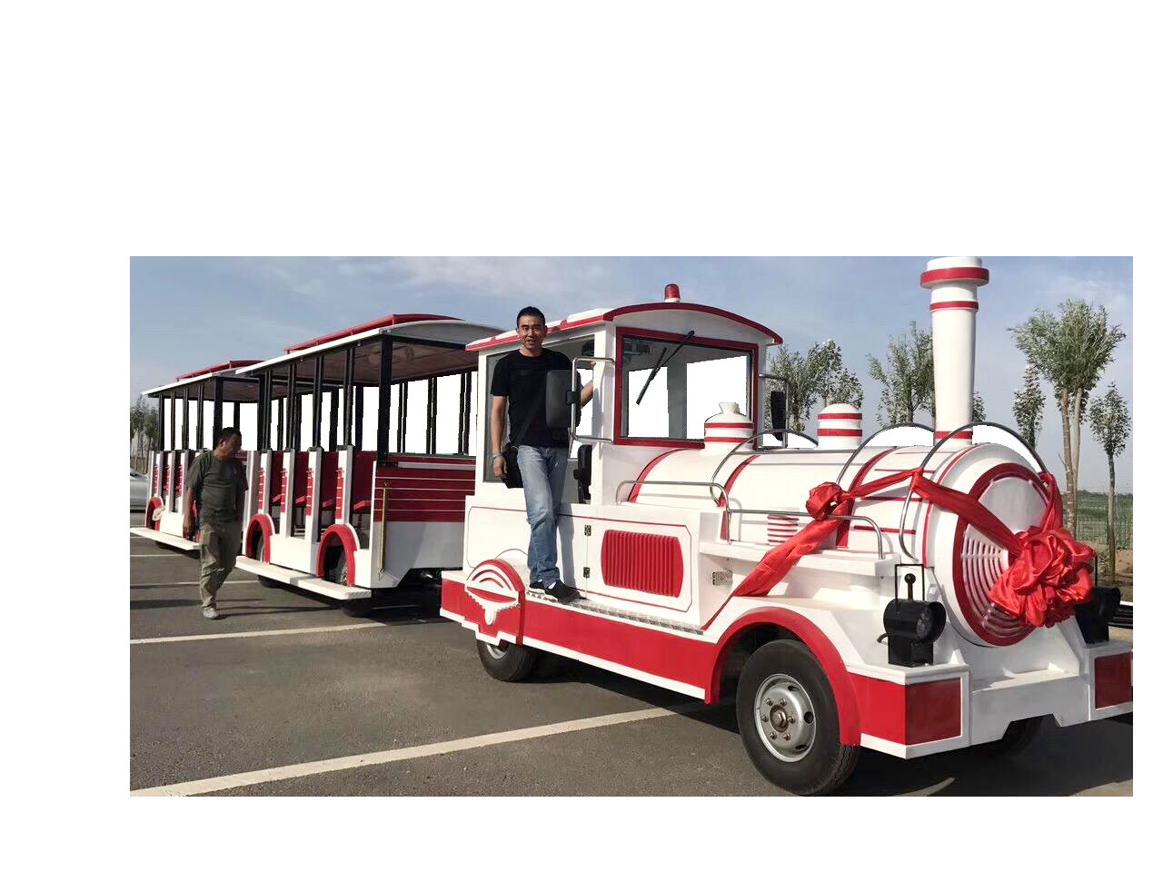 Buy cheap 72 Seat Trackless Kiddie Train Mini Electric Train Shopping Mall 1 Year Warranty product