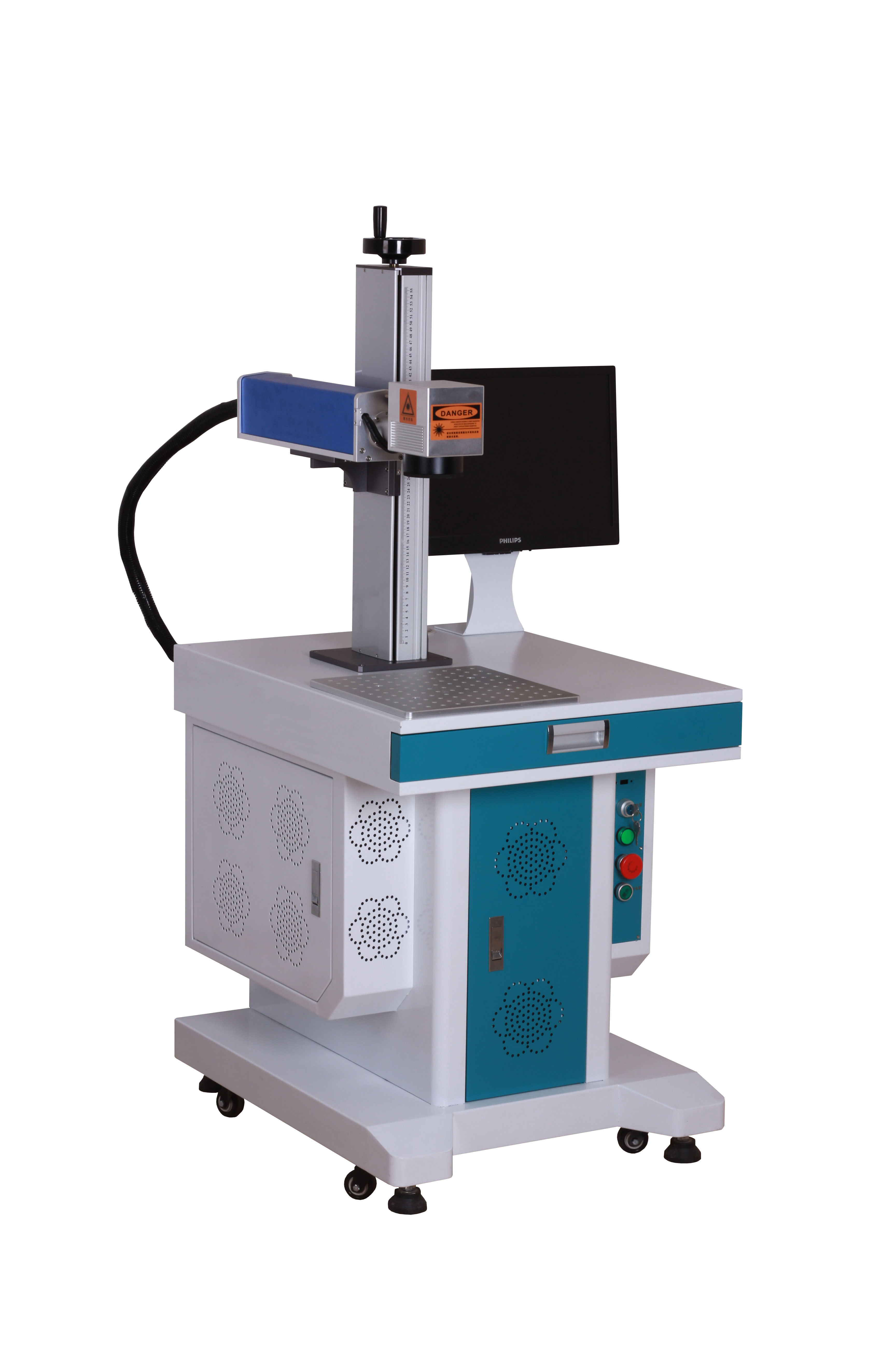 Buy cheap White And Blue Equipment KR 3D Laser Marking Machine For Metal Gold Silver product