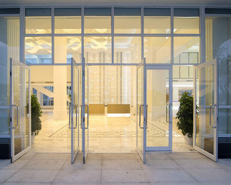 Buy cheap Office Glass Pivot Floor Spring Door Commercial Design System product