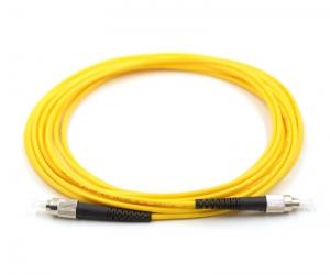 Buy cheap FC To FC Fiber Optic Network Cable , Telecom / LAN Bulk Fiber Optic Cable product