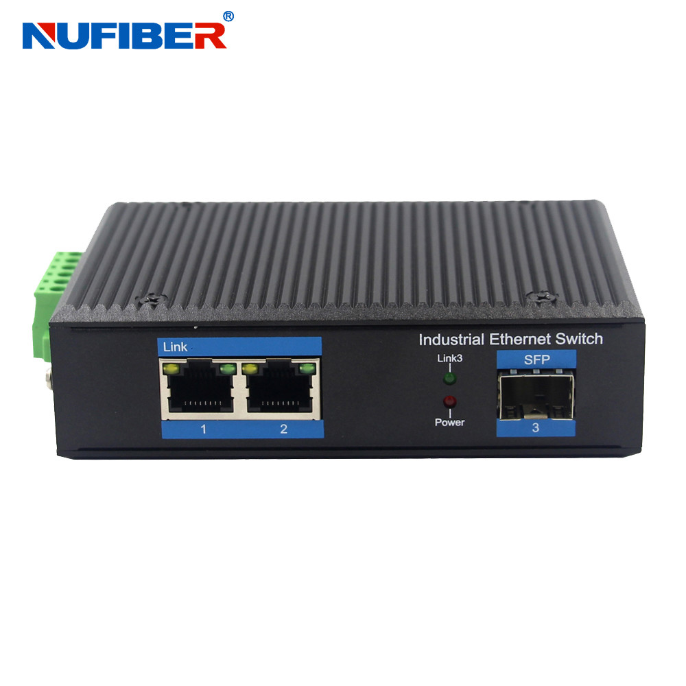 Buy cheap 10/100/1000M 2 Port POE Ethernet Switch SFP Media Converter Industrial SFP to from wholesalers