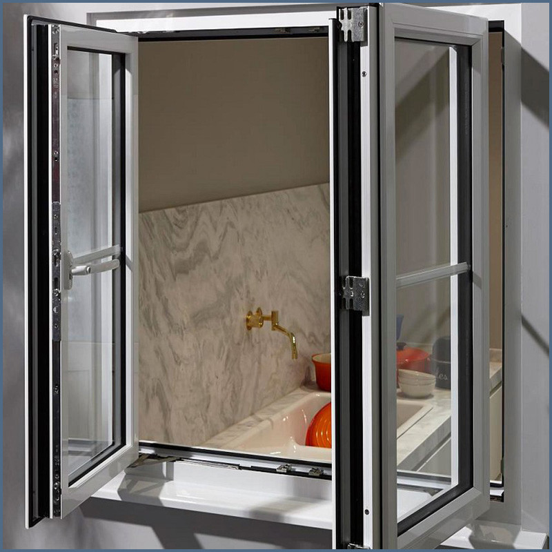 Buy cheap 1.4mm Thickness Double Glazed Casement Windows Swing Outside Open from wholesalers
