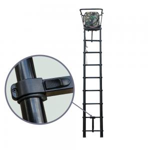 Buy cheap Aluminum Telescopic Ladders 8 Steps Climbing Tree Stand Hunting Tree Stand product