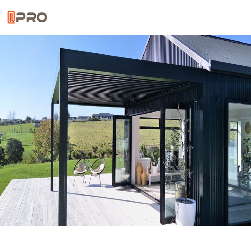 Buy cheap 4x4m Modern Aluminum Pergola Opening Louver Roof Gazebo Garden product
