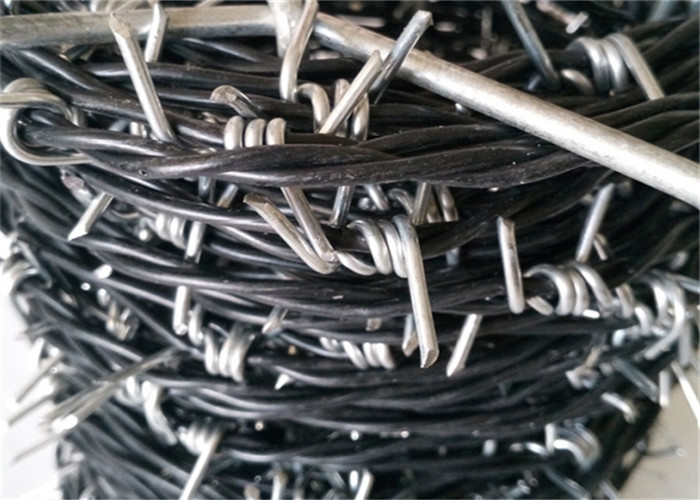 China SGS Galvanized Binding Wire For Security Fence / PVC Coated Barded Wire on sale