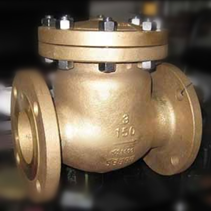 Buy cheap Flap Type Bronze Swing Check Valve , Metal Seated Check Valve Integral Seat RF RTJ BW product