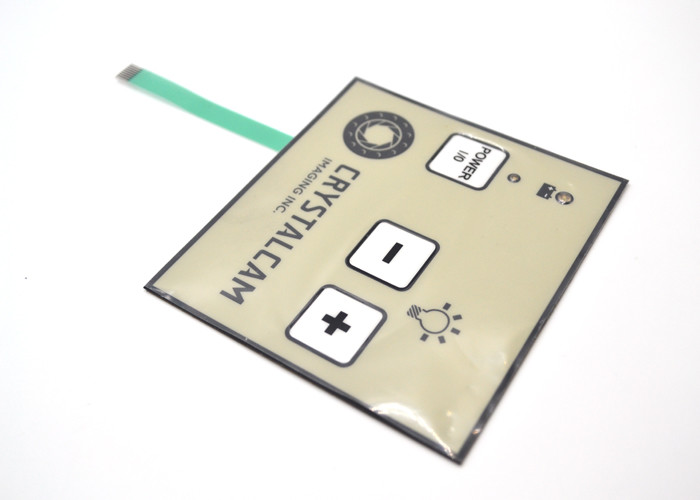 Buy cheap PET PC Material Metal Dome Membrane Switch With LED Waterproof 90x100mm product
