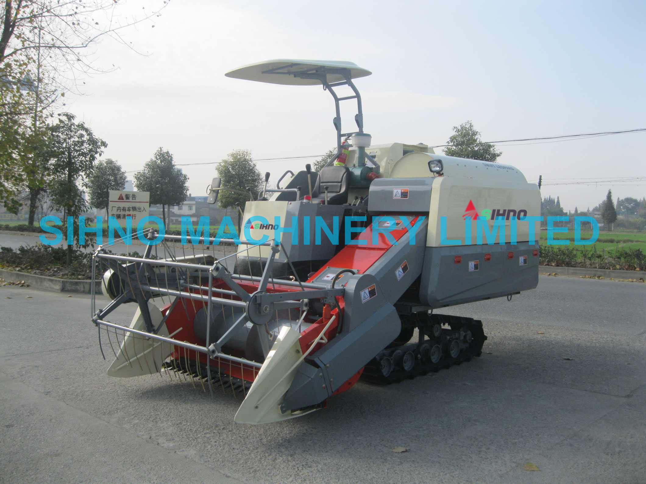 Buy cheap SIHNO 4LZ-2.2Z Full Feed Rice Wheat Combine Harvester from wholesalers