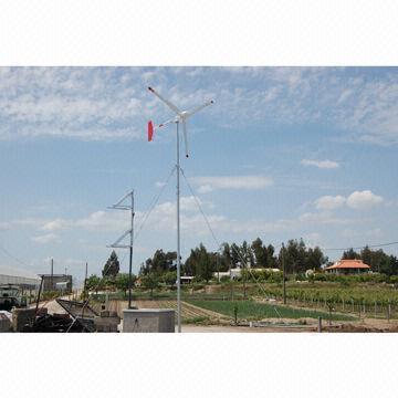 Quality 1000W Wind Turbine Generator, 300W Solar Panel, Hybrid Generate Electricity, Rooftop Mounted for sale
