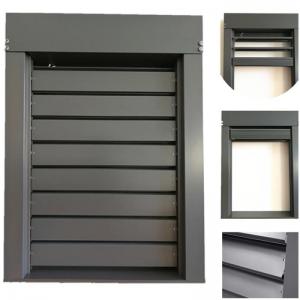 Buy cheap Exterior 6063 Aluminium Louvered Swing Hinged Door For Office product
