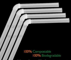 Buy cheap Disposable Paper Straws Pure white Drinking Straws party straw, PLA plastic drinking straw product