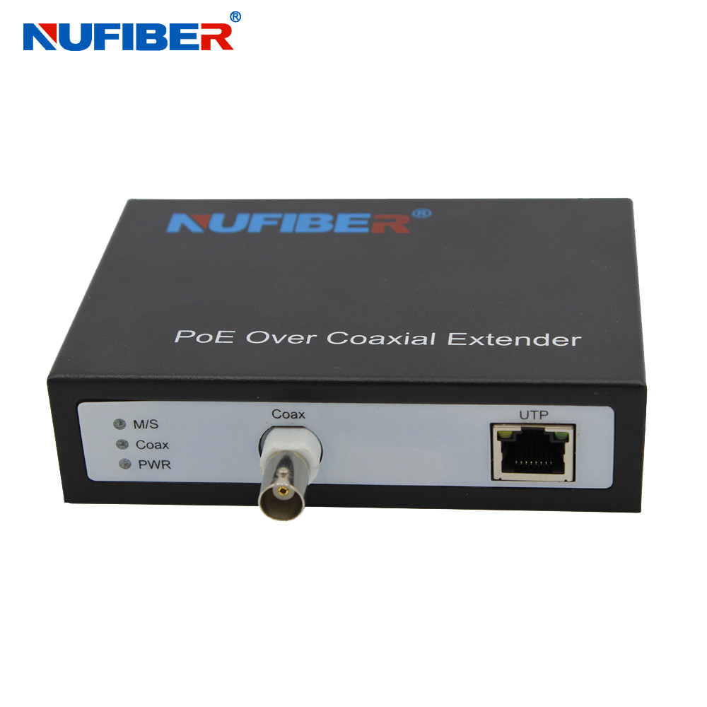 Buy cheap 48 - 52VDC POE Ethernet Over Coax Extender For CCTV IP Camera product