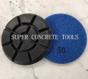 Buy cheap 100mm Hybrid Concrete Floor Transitional Resin Polishing Pads product