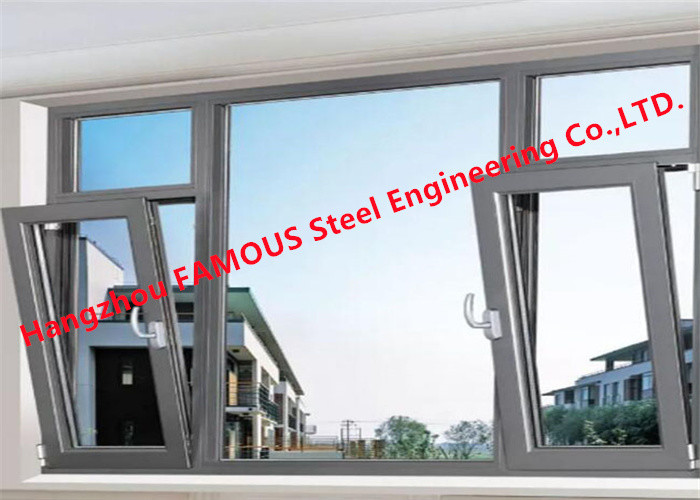Buy cheap Low-E 5mm 12A Double Tempered Clear Glass Awning Window With Operator Handle product