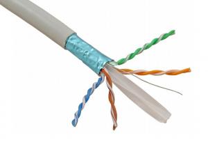 Buy cheap CAT6 23AWG 4 Twisted Pair Bulk CAT Cable Color Coded High Speed For Data product