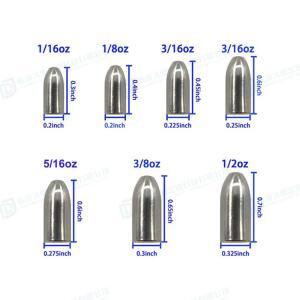 Buy cheap Hot Sell Polished Tungsten Fishing Sinkers For Fishing product
