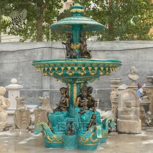 Buy cheap Bronze Garden Fountains Statues French La Fontaine Des Fleuves Metal Water Fountain Outdoor Decoration Large product