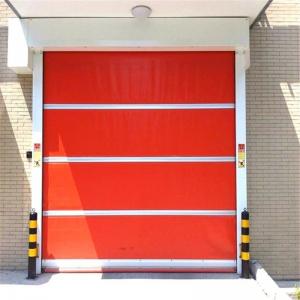 Buy cheap Automatic Fast PVC Speed Rolling Folding Shutter Industrial Sectional Doors product