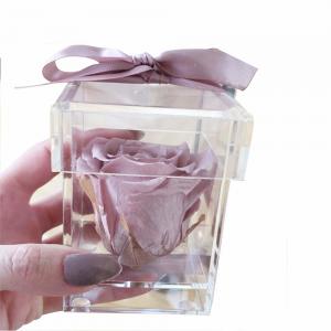 Buy cheap PMMA Acrylic Storage Box , Multipurpose Acrylic Boxes For Flowers product