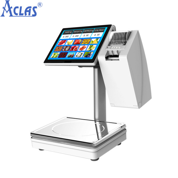 Buy cheap PC Touch Screen Scale,Touch Scales,POS Scales,Fiscal Cash Register,PC Scale product