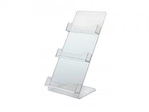 Buy cheap 3 Slot Acrylic Clear Board Acrylic Business Card Holder Display Multi Segments product