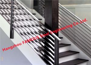 Buy cheap Round Or Rectangle Top Pipe Smooth 800MM Stainless Steel Stair Handrail Anti Corrosion product