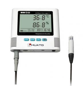 Buy cheap External ±0.1℃  Accuracy Sensor Record 86000  data  Temperature Humidity Data Logger product