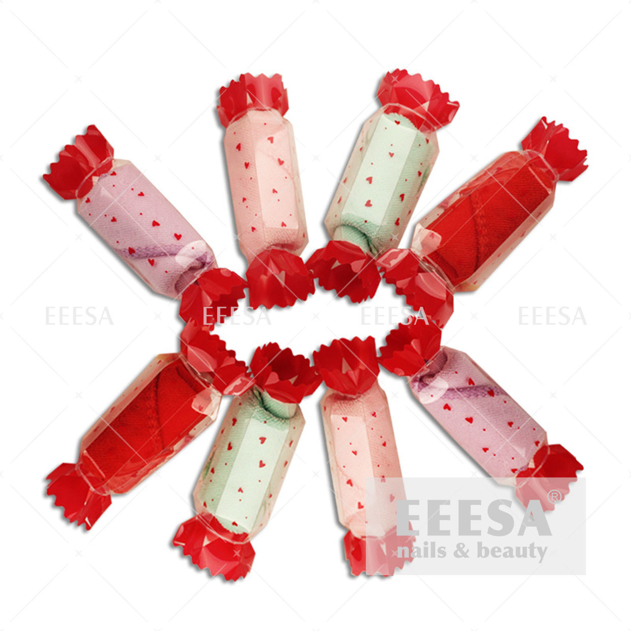 Buy cheap Microfiber Hair Festival Wedding Cute Mini Small Cheap Gift Candy Shape Towel product