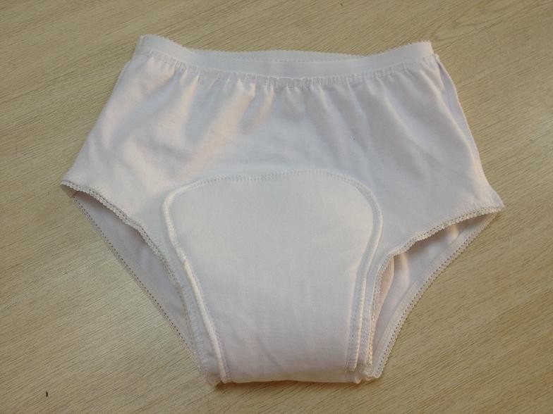 China Reusable Women Incontinence Underwear White With Pad for Incontinence Care on sale