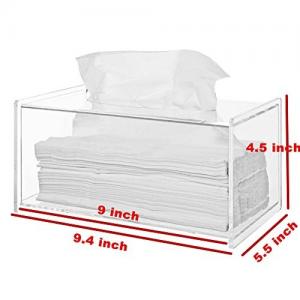 Buy cheap OEM Clear Acrylic Napkin Holder Box Plastic Tissue Box Dispenser product