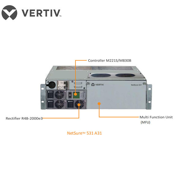 Buy cheap Mobile Communication Vertiv Netsure 531 A31 Integrated 48V DC Power System product