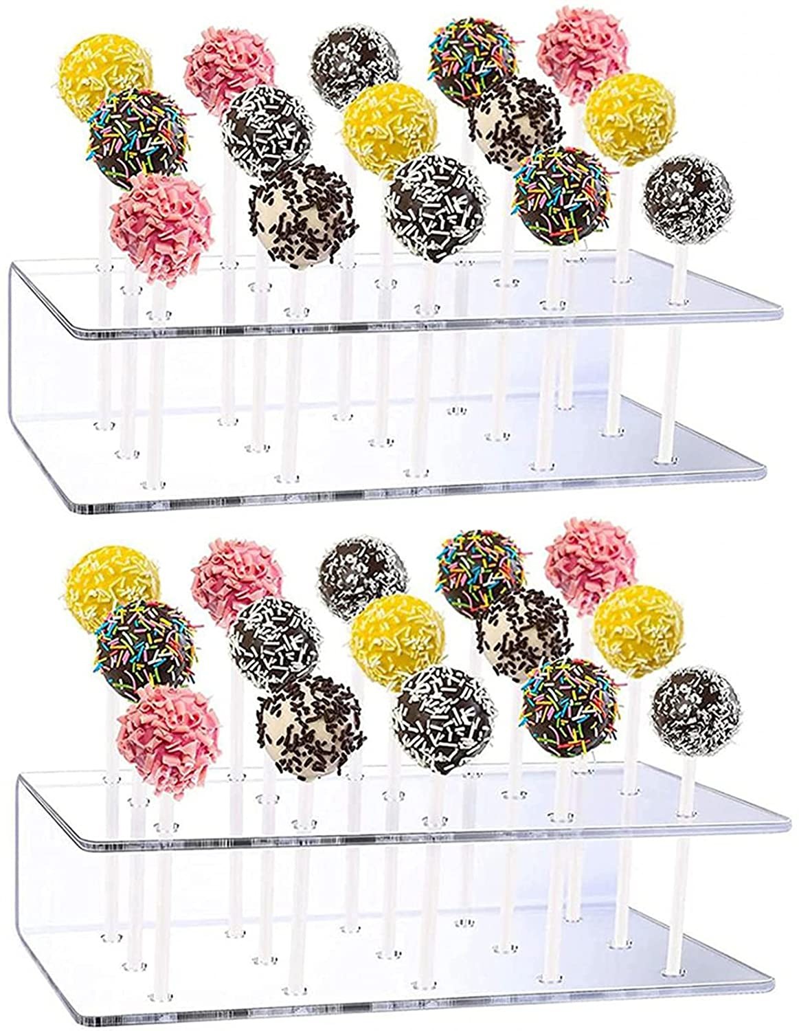 Buy cheap Wedding Birthday Acrylic Lollipop Stands 1.2cm3 For Donut Candy Ice Cream product
