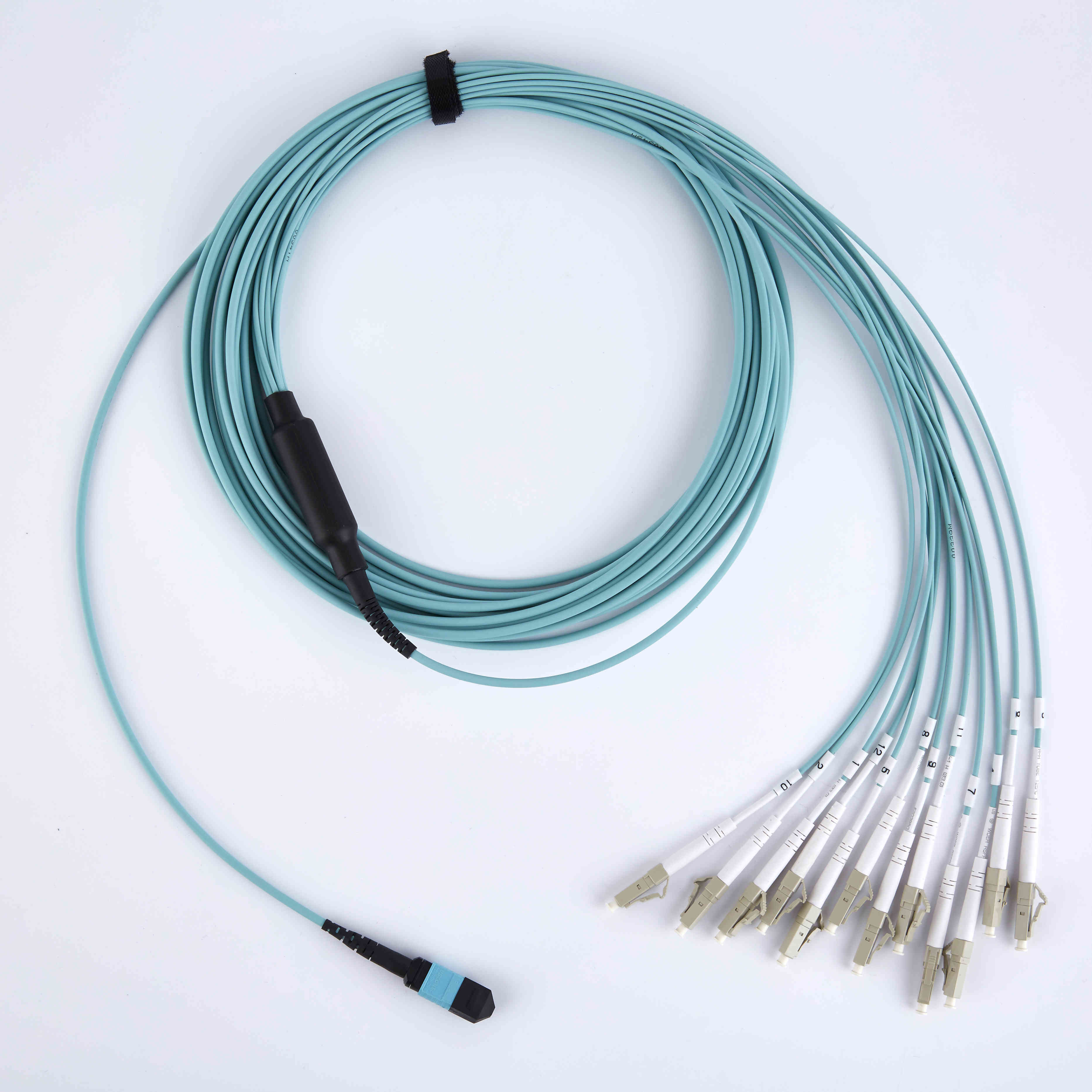 Buy cheap Low Water Peak Fiber Optic Patch Cable MTP / MPO To LC Harness High Precision product